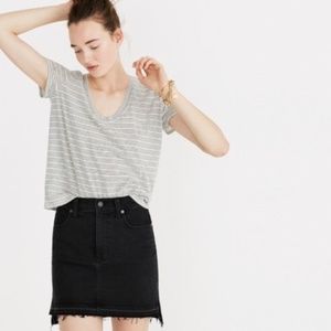Madewell Alto Scoop Tee in Jonze Stripe